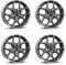 4x Borbet Felgen Alufelgen Y 8x19 ET50 5x112 titan matt kompatibel mit Skoda Octavia Superb Yeti