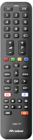 Meliconi - Telecomando universale ALGO 2+ - 100% Funzioni originali - TV, TNT, Sat, TV box, DVD