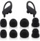 Replacement Eartips for Powerbeats Pro Beats Wireless Earphone Earbuds, 4 Pairs D/L/M/S 4 Sizes Soft Silicone Ear Buds Tips, Also Compatible with Earphone Tips Inner from 3.8-4.2mm All Models, etc.