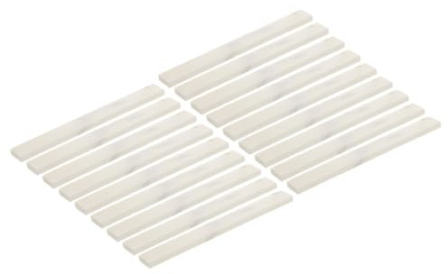 DOITOOL Specksteinstifte Nachfüllminen 18 Stück Weiß 110x12x4,2mm Wiederablösbar Für Stahl Eisen Fliesen Markieren Kompakt Und Transportfähig