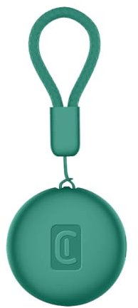 Cellularline TRACY TAG - Trova Oggetti compatibile con Apple iOS Find Me - Compatibile con Accessori Airtag - Batteria sostituibile (durata 1 anno) - Resistente a polvere ed acqua - Verde