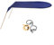 Toldo para kayak, barco, toldo plegable impermeable para una sola persona, para kayak, barco, canoa, pesca (azul)