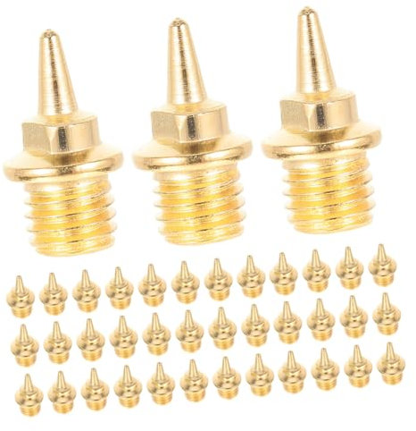 ibasenice 48piezas Zapatillas Clavos para Atletismo y Golf Tacos Cónicos De Aluminio