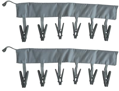 Spring & Spruce Speedi Dry 6 Peg Hanger 2-Pack - Fits All Speedi Dry Clothes Airers - Easy to Use - Ideal for Smaller Laundry Items - Maximises Drying Space - For Socks, Underwear, Bras, Baby Cloths