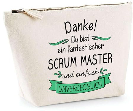 Kosmetiktasche Fantastischer Scrum Master - praktische Kultur- & Reisetasche für Büro, Gadgets & Reise, Geschenk zum Ruhestand, Abschied oder Geburtstag für Kollegen