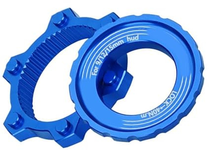 Zuoeay Fahrrad Center Adapter mit Ringen, 6-Loch Scheibenbremsrotornaben, Distanzstück, Fahrradteil, Enduring Bicycles Center mit Ringen