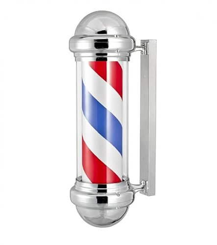 Cartel de barbería, 72 cm, interior exterior