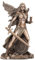 Veronese Design Skulptur Nemesis, die griechische Göttin der Vergeltung, Kaltgussharz, Bronze-Finish, 21,6 cm