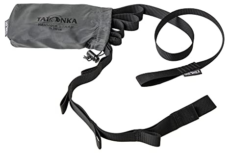 Tatonka Hammock Strap 5 M - Gurtband zur Befestigung von Outdoor-Hängematten - 2 Stück - Inklusive Packbeutel - Länge: 5 Meter/Breite: 25 cm