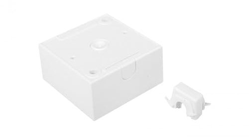 Berker/B.Quadrat Aufputzdose 1-fach schneeweiß 5310419909 Hager Polo 5907561851230, Weiß
