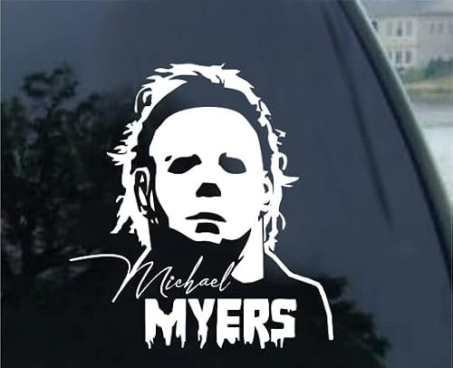 myrockshirt Michael Myers kopfporträt 20 cm Aufkleber Autoaufkleber Sticker Wandtattoo