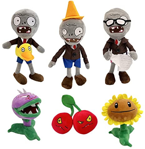Plants vs Zombies Plush Toys Gargantuar Zombie Soft Figure Doll, Plants vs Zombies Toys PVZ Plush Muscle Zombie 1 2 Set(Gargantuar Zombie)
