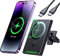 andobil Handyhalterung Auto mit Ladefunktion MagSafe Autohalterung [ Für iPhone 16 Serie & 15W Kabelloses Magnet ] KFZ Wireless Car Fast Charger Qi Ladegerät für iPhone 16/15/14/13/12 Pro Max