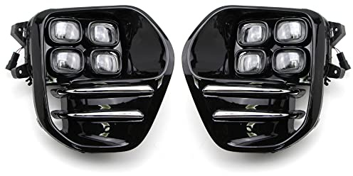 Dreamseek 2 Stücke Nebelscheinwerfer TFL DRL für Kia KX5 Sportage QL 2017 2018 2019 Frontstoßstange Tagfahrlicht Fog Lampe