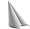 Alvotex Soft Point 50 Servietten, hochwertige Einwegserviette, 38x38 cm, Grau