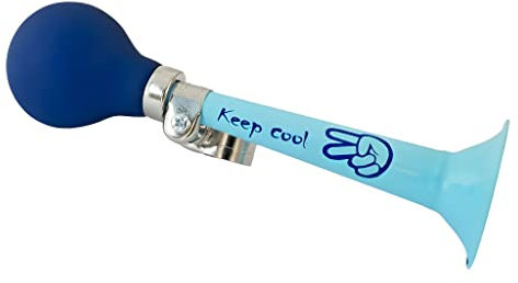 bb Klostermann Fahrradhupe Keep cool blau - bbeBells 52440 - Horn Sirene Signalhorn Tute