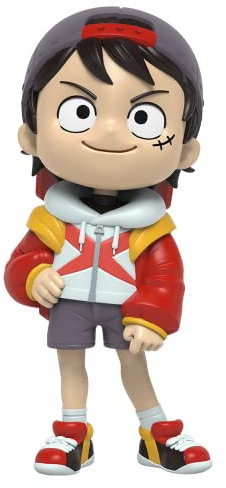 Mighty Jaxx CosmiQ One Piece: Ruffy Sammlerfigur, One-Piece-Kunstspielzeug, Sammlerstück aus Vinyl
