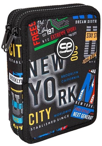 Coolpack F077673, Mäppchen JUMPER XL BIG CITY, Multicolor