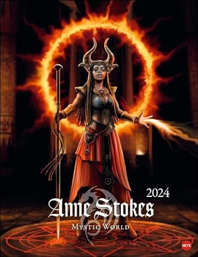 Anne Stokes Mystic World - Posterkalender - Kalender 2024 - Heye-Verlag - Wandkalender mit traumhaften Bildern - 34 cm x 44 cm