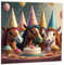 Pferde-Pony-Geburtstagskarte, Pferde, Ponys, 147 x 147 mm