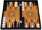 HBS GAMES Eternal Desert Design Backgammon Brettspiel 48 Zentimeter aus Holz mit Acryl-Spielsteinen Freunde und Erwachsene