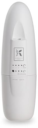 Difusor de aceite esencial de aromaterapia sin agua, máquina de aire de aroma nebulizante, nebulizador de aroma enchufable para el hogar, la oficina. Enchufe de nanotecnología (blanco)