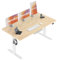 Devoko Höhenverstellbarer Schreibtisch, Elektrischer Schreibtisch Höhenverstellbar Tisch, Steh-Sitz Bürotisch, Computertisch mit Memory-Funktion, Stehpult, Standing Desk, Bürotisch,160 x 70 cm,Beige