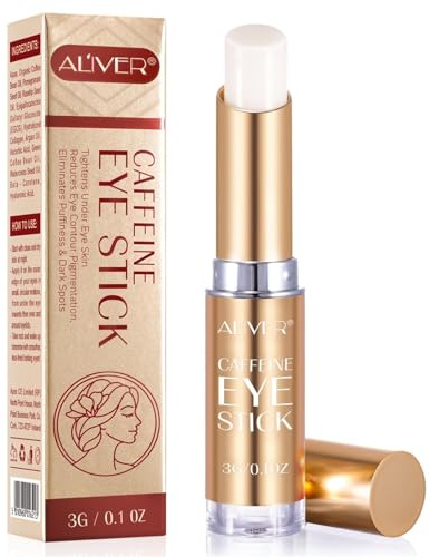 P-Beauty Koffein Augencremestift mit Kollagen & Hyaluronsäure | Anti-Aging | beruhigend, feuchtigkeitsspend | entfernt Augenringe & Schwellungen | reduziert fältchen, aufhellend | (1x)