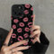 VIPAVA Pink Lip Kiss Leopard Print Phone Case For iPhone 15 14 13 12 11 Pro Max 7 8 Plus X XS XR Soft Silicone Shell Leopard Cover,kiss,for iPhone 13