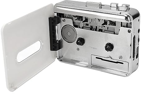 GOWENIC Kassettenspieler, Tragbare Kassettenrekorder, Kassettenspieler mit Integrierter Auto-Reverse-Funktion, USB-Kassetten-Tape-zu-MP3-Konverter, Kassettenspieler mit Kopfhörer