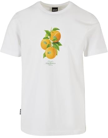 Cayler & Sons Herren T-Shirt Vitamine Tennis Tee, Print T-Shirt für Männer, Regular Fit, Baumwolle