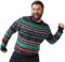 Hässlicher Weihnachtspullover Herren Lustig Ugly Christmas Sweater Unisex Lustiger Chunky Fair Isle Gestrickter Festlicher Pullover für Party M