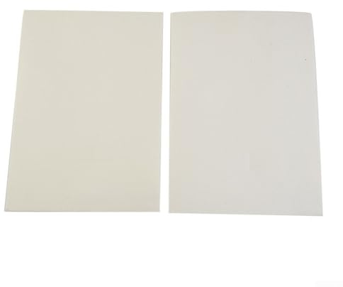 Hochtemperatur-Schornsteinrohrdichtung, hitzebeständig bis 1260 °C, Keramikfaser-Ofendichtung für Herd, Kessel, DIY-Dichtung, 300 mm x 140 mm x 3 mm (2 Stück)
