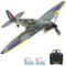 HAWK'S WORK 3 Channel RC Plane Spitfire Fighter, Remote Control Warbird Ready to Fly, 2.4GHz 6-axis Gyro Stabilizer, Easy to Fly for Kids & Beginners