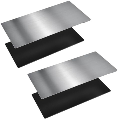 HIKUDIY 2PCS Flex Build Plate, Flexible Platte aus Federstahl, Flexbett und magnetische Basisplattform für Anycubic Photon Mono 4/Mono 4 Ultra Resin 3D Drucker