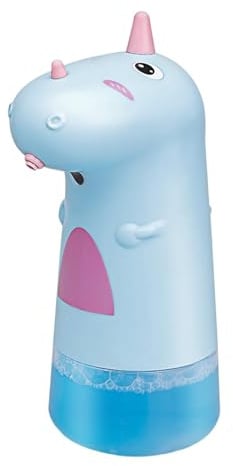 Dispenser di sapone a forma di dinosauro, dispenser di sapone schiumoso senza contatto per bambini, dispenser automatico di sapone per le mani, dispenser di sapone ricaricabile per bagno Kitch
