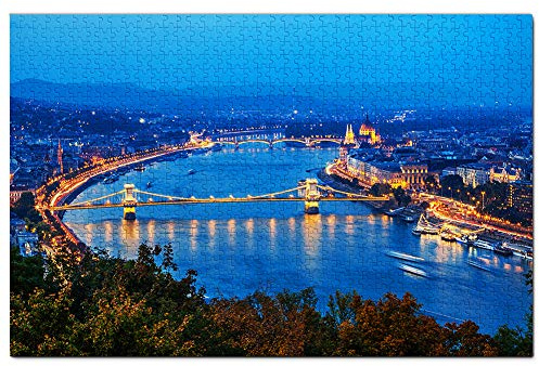 Ungarn Donau Budapest Puzzle 1000 Teile Spiel Kunstwerk Reise Souvenir 70x50CM