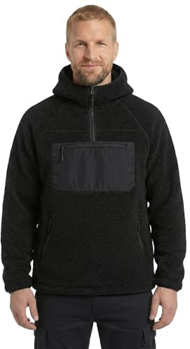 Brandit Teddyfleece Work Pullover 15Y, Farbe: Black, Größe: XL
