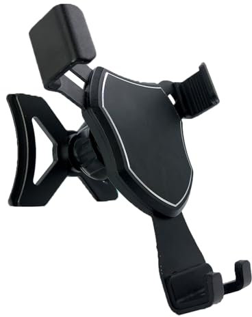 NewTH Auto Handyhalterung für Audi A3 8P S3 (2004 bis 2013), Drehung Aluminiumlegierung Schwerkraft Automatikverriegelung Stabil Handy Halter Phone Holder Phone Mount Verstellbarer Blickwinkel