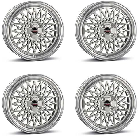4x Borbet Felgen B 7x17 ET38 4x100 silver rim polished kompatibel mit Opel Adam Agila Astra Corsa Meriva Tigra Vectra