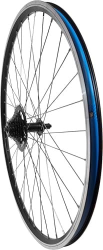 XB3 Hinterrad 28 Zoll | Hohlkammerfelge | ETRTO 19-622 I 8-Fach Kassette | Schwarz I Schnellspanner