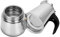 MUCKLILY 1Pezzi Caffettiera Acciaio Inossidabile Tazze Per Cucina Ufficio e Ristoranti Facile Da Usare e Design Compatto e Versatile