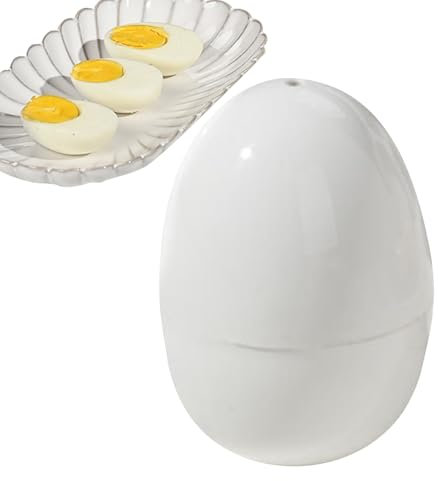 Egg Boiler Microwave - Easy Cook Egg Steamer, Hard Or Soft Boil Cooker | Kitchen Gadget For Rapid Breakfast Prep, Space Saving Design For Compact Kitchens, Ideal For Students, Travellers