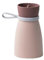 Silicone Hot Water Bag Refillable Reusable Soft Hand Warmer Pouch with Knitted Cover Adults Kids Foot Office Indoor Pink S