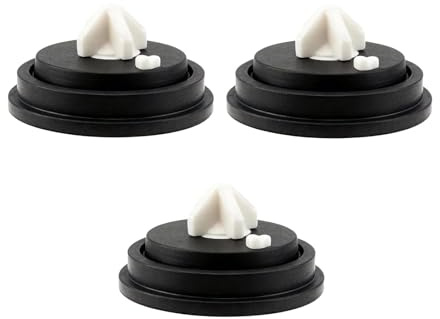 Cuixia 3Pcs Replacement Rubber Ball Valve Washers, 27mm Spare Rubber Ball Valve Washer, Compatible with Inlet Valves Diaphragm Washer Seals