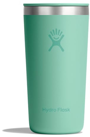 Hydro Flask – All Around Tumbler Press-In Lid 355 ml (12 oz) | Isolierter Edelstahl – Spritzgeschützt, passend für Getränkehalter – Kalt 24 Std., heiß 12 Std. – Mermaid Green