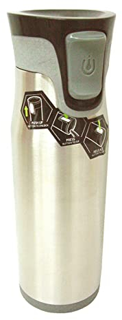 Contigo CANTIMPLORA Termo Botella Aria 600ML Acero Inoxidable Gris