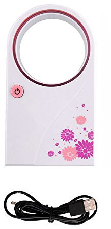 kamiustore Mini ventilatore senza pale usb o batteria (rosa)