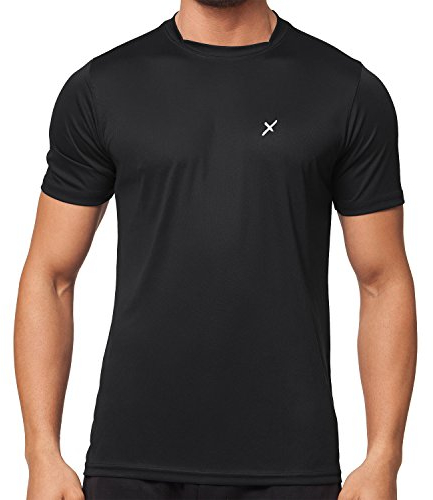 CFLEX Herren Sport Shirt Fitness T-Shirt Sportswear Collection - Schwarz XL