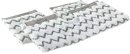 Shark DIRTGRIP2EU Panni Dirt Grip per Scope a Vapore Klik ‘n’ Flip [Confezione da 2], Plastica, White